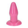 Wtyczka analna Milo Pink, 4.5 cm, PVC, z przyssawką, wysoka jakość, włoskie wykonanie