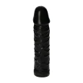 Dildo realistyczne Gustavo Black, 18 cm, średnica 4,5 cm, wodoodporne, dla niej