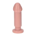 Dildo do stymulacji - Caio Flesh, 13 cm, średnica 5 cm, przyssawka, wodoodporny