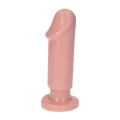 Dildo do stymulacji - Caio Flesh, 13 cm, średnica 5 cm, przyssawka, wodoodporny