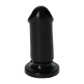 Plug analny dla początkujących, czarny, z przyssawką, 8 cm długości, Mio Black