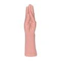 Dildo do fistingu - Włoski realistyczny penis 28 cm, cielisty, wodoodporny