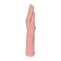 Dildo do fistingu - Włoski realistyczny penis 28 cm, cielisty, wodoodporny