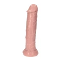Dildo realistyczne 28,5 cm z przyssawką - Włoska elegancja, PVC, do stymulacji analnej i vaginalnej