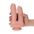 Podwójne dildo PVC 15.5 cm – innowacyjna stymulacja dla par