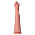 Fistingowy przyrząd Pugno Sugarloaf Flesh, 38 cm, z przyssawką, PVC