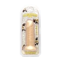 Aromatyzowane dildo do stymulacji waginalnej i analnej o zapachu wanilii, 15 cm