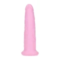 Dildo o zapachu gumy balonowej, 19,5 cm długości, materiał PCV, anatomiczny kształt