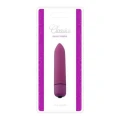 Wibrator do stymulacji dopochwowej, fioletowy, kompaktowy, wodoodporny, 9 cm