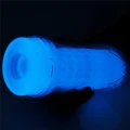 Masturbator męski Lumino Play, żebrowany, świecący w ciemności, z TPE, 20.5 cm