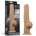 Dildo z uchwytem 11'' z silikonowym rdzeniem i realistyczną teksturą