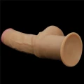 12-calowe dildo z uchwytem, realistyczny silikon i mocna przyssawka, 30,5 cm