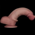 Dwuwarstwowy silikonowy dildo 8
