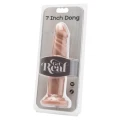 Dildo realistyczne 7 cali w naturalnym odcieniu skóry, phthalate free PVC
