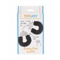 Kajdanki erotyczne z futerkiem - Furry Fun Cuffs w kolorze czarnym, regulowane