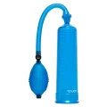 Pompka hydrauliczna do penisa Power Pump Blue, PVC, średnica 5.5 cm, efekt powiększenia