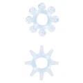 Pierścienie erekcyjne Power Stretchy 2szt. w kolorze niebieskim, TPE, 2 cm