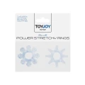 Pierścienie erekcyjne Power Stretchy 2szt. w kolorze niebieskim, TPE, 2 cm