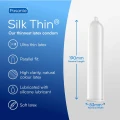 Ultra cienkie prezerwatywy lateksowe Pasante Silk Thin 12 sztuk, 0,04 mm