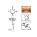 Nipple Press 4-Punktowy z Dzwonkami ze Stali Nierdzewnej - Zabawka Intymna