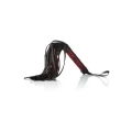 Pejcz z PVC Scandal Flogger z oznaczeniem, długość 69.25 cm, kolor czarny