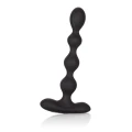 Sonda analna Eclipse™ Slender Beads Black z 12 funkcjami wibracji, wodoodporna, silikonowa