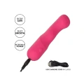Masażer erogenny Pixies Curvy Pink, silikonowy, wodoodporny, 10.75 cm, 10 prędkości