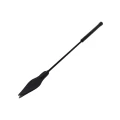 Pejcz BDSM Crop Arrow Black 50 cm z wysokiej jakości skóry PU
