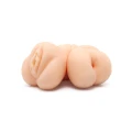 Masturbator z podwójnym wejściem Pussy i Ass, realistyczny materiał, wodoodporny