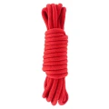 Lina do wiązania o długości 5m w kolorze czerwonym, wytrzymała, do Shibari
