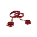 Wrist To Thigh Cuff Set Red