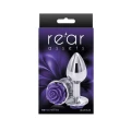 Buttplug analny mały z aluminium w kolorze purpurowym - elegancki i ergonomiczny