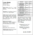 Afrodyzjak płynny LOVE DROPS 20 ml dla par, wzmacniający przyjemność intymną