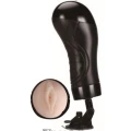Bull power black wallmounted vibrating masturbator