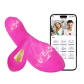 Zdalnie sterowany wibrator do bielizny Power Escorts VIVI, różowy, ergonomiczny, USB