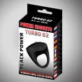 Wibrujący pierścień na penisa Turbo 02 w kolorze czarnym od Power Escorts