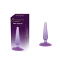 Elegancki korek analny Lovesecret Sensual LS29, fioletowy, 11 cm, z przyssawką