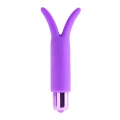 Wibrator silikonowy z trzema poziomami wibracji, wodoodporny, fioletowy