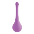 Gruszka do czyszczenia analnego Squeeze Clean Purple, silikonowa, 24 cm, wodoodporna