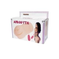 Wibrator masturbator dla mężczyzn z wibracją, długość 15 cm, CyberSkin® - AFRODYTA