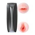 Masturbator wibracyjny SUSAN Double Delight 2.0 z 36 funkcjami, USB, CyberSkin®