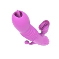 Wibrator Klitoralny Ada USB - Fioletowy, silikonowy, wodoodporny, 21,9 cm