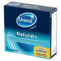 Prezerwatywy UNIMIL BOX 3 NATURAL+ – ultra cienkie, naturalne doznania, maksymalne bezpieczeństwo