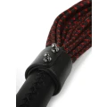 Flogger z naturalnej skóry, 55 cm, z węzłami, elegancki gadżet BDSM Hidden Desire