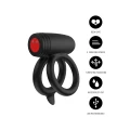 Podwójny pierścień erekcyjny Elite Power z 10 trybami wibracji i wodoodpornością IPX7