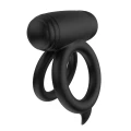 Podwójny pierścień erekcyjny Elite Power z 10 trybami wibracji i wodoodpornością IPX7