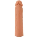 Przedłużacz na penis z liquid silicone 20 cm, realistyczne detale, miękki i gładki.
