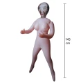 Nadmuchiwana lalka erotyczna do zabawy, długość 150 cm, realistyczne kształty