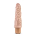 Wibrator realistyczny DR. SKIN COCK VIBE 3, 4,4 cm, elastyczny, ze kontrolą wibracji