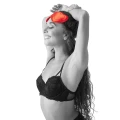 Opaska na oczy do zabawy sensorycznej z satinowym wykończeniem - Amor Blindfold